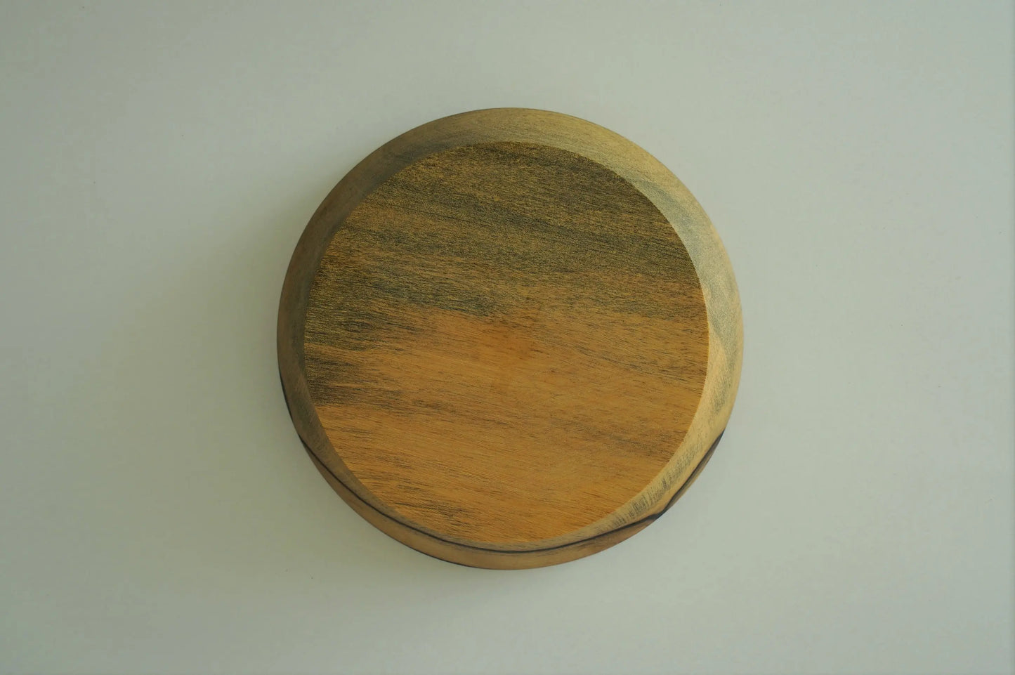 【いしいりえ】豆皿 黒柿無垢 11cm×2.5cm