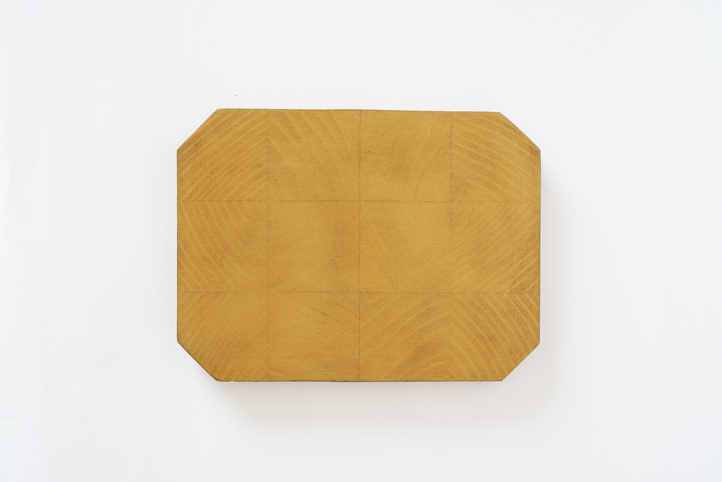 "Easy to use and fashionably decorate" Flat plate 3 inch x 6 inch Smoked golden cedar [Aya Morishita]