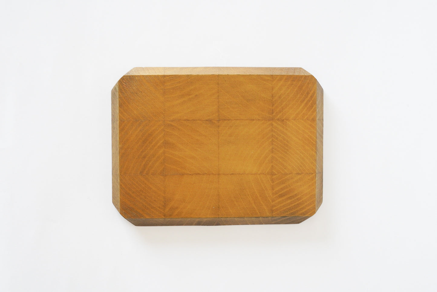 "Easy to use and fashionably decorate" Flat plate 3 inch x 6 inch Smoked golden cedar [Aya Morishita]