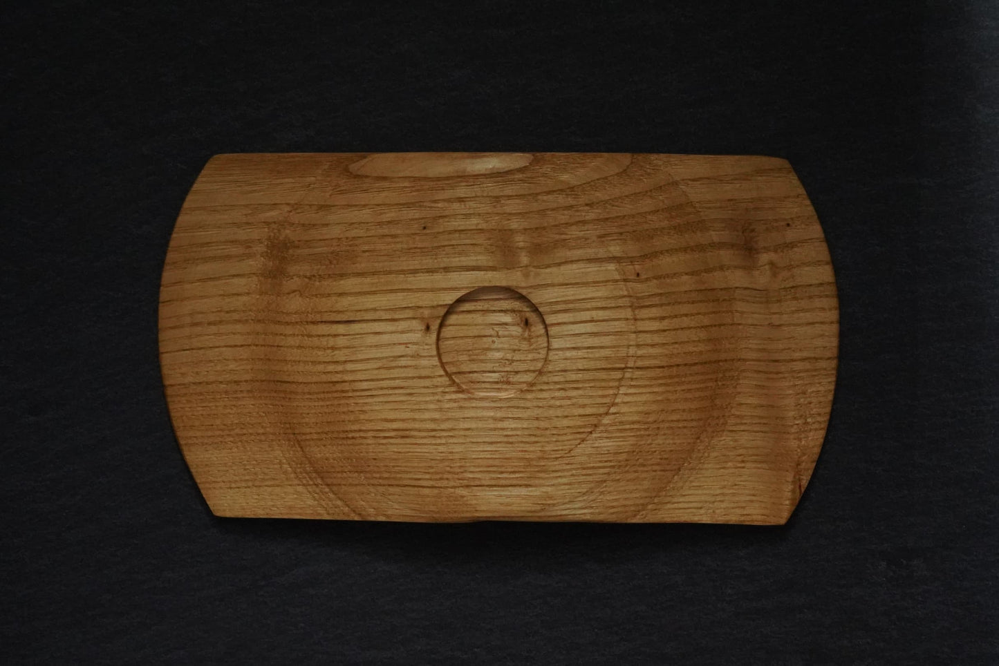 Engraved square plate Innocent chestnut [Matsuya living with wood]